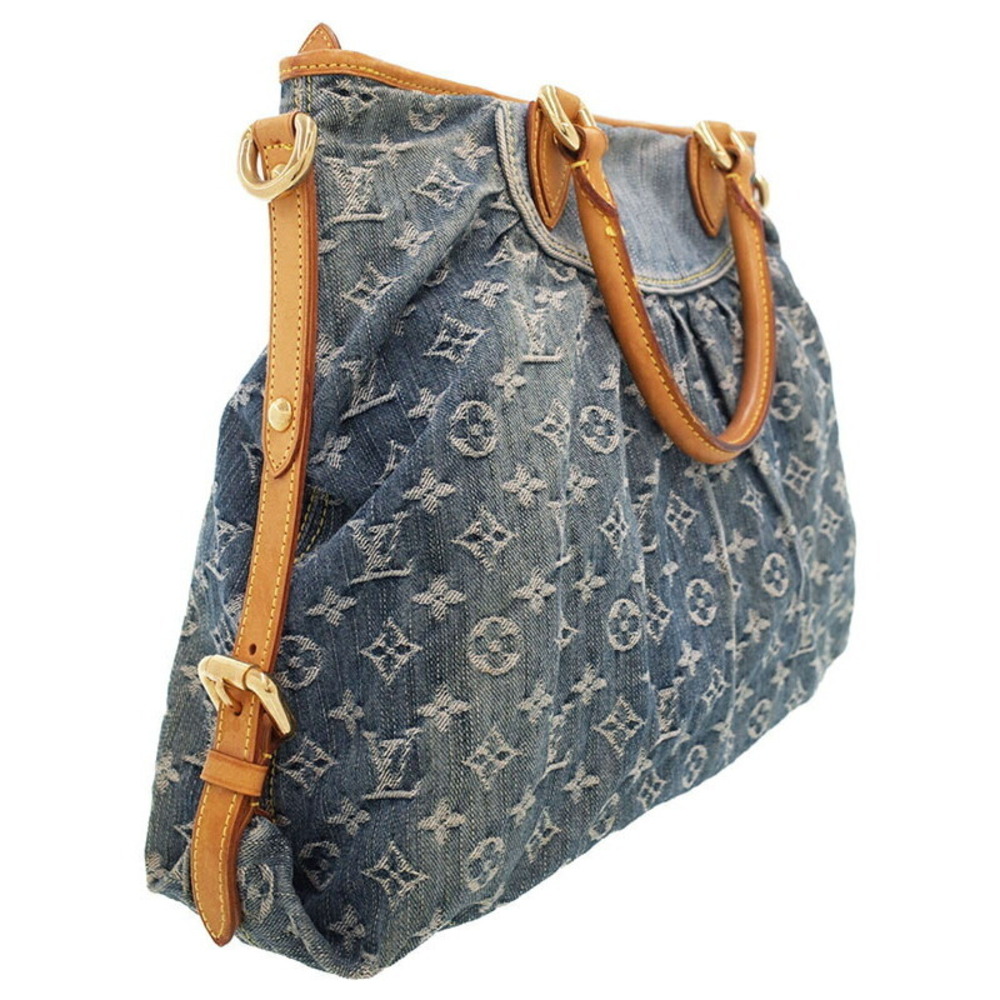 Louis Vuitton Cabby Tote Neo Monogram Denim Bag